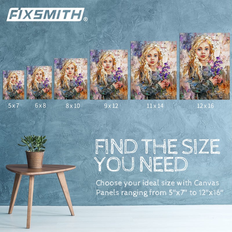FIXSMITH Canvas Boards for Painting 11x14 Inch, Super Value 12 Pack White Blank Canvas Panels, 100% Cotton Primed, Painting Art Supplies for Professionals, Hobby Painters, Students & Kids - Image 5